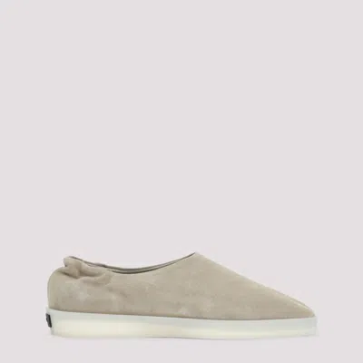 FEAR OF GOD NATURAL SUEDE SLIDES