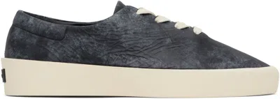 Fear Of God Navy 101 Sneakers In Washed Indigo