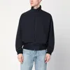 Fear Of God High-necked Jacket With Ribbed Cuffs And Hem In Blue