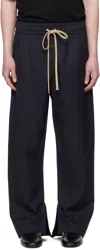 Fear Of God Navy Wool Center Seam Sweatpants