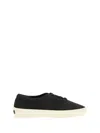 Fear Of God Round Toe Suede Low-top Sneakers With Logo Detail
