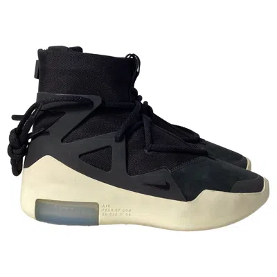 Fear Of God Nike Air  1 Sneakers In Black Polyester