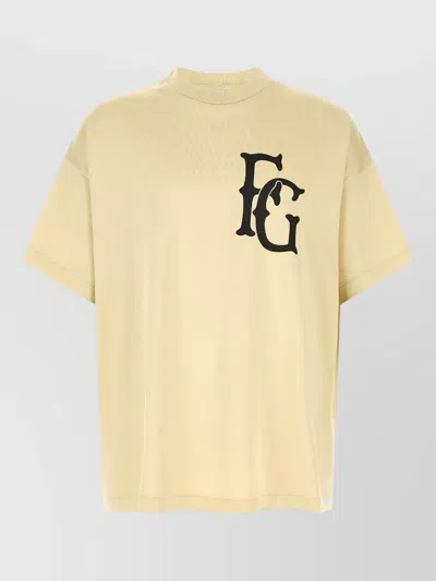 Fear Of God Number 26 Graphic Crew Neck T Shirt In Yellow
