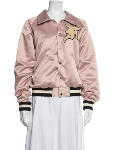 Pre-owned Fear Of God Nylon Bomber Jacket In Neutrals