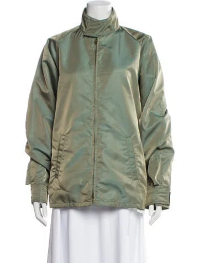 Pre-owned Fear Of God Nylon Jacket In Green