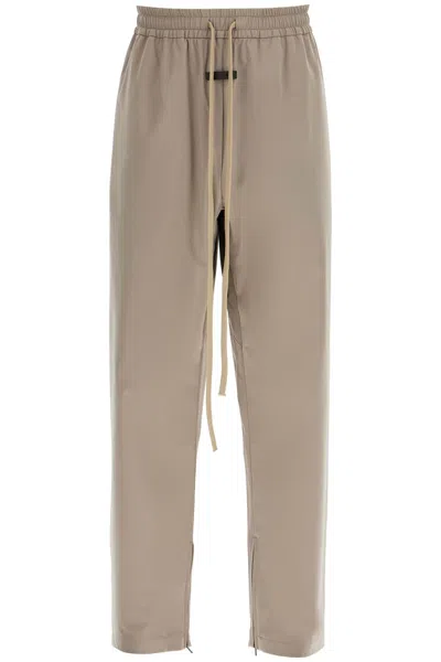 Fear Of God Taupe Nylon Track Pants In Grey