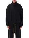 Fear Of God High Collar Track Jacket In Black