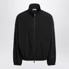 Fear Of God Nylon Zip-up Sweatshirt In Black