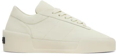 Fear Of God Off-white Aerobic Low Sneakers In Cream