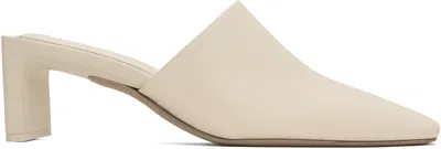 Fear Of God Off-white Low Mules In Cement