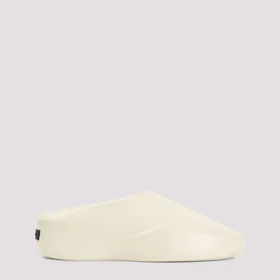 Fear Of God Off-white Slip On Slides In Off White