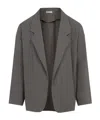 Fear Of God Casual Jacket With Notched Lapel And Soft Texture In Gray