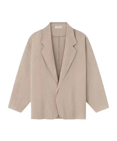 Fear Of God Open-front Oversized Blazer In Black