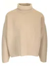Fear Of God Ottoman High Neck Sweater Knitwear Beige