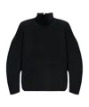 Fear Of God High-neck Ottoman Pullover In Black