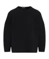 Fear Of God Ottoman Straight Neck Pullover In Black