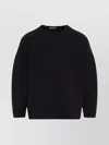 Fear Of God Black Dropped Shoulder Sweater In Black