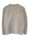 Fear Of God Ottoman Wool Ribbed Jumper In Gray