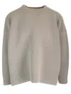 Fear Of God Ottoman Wool Ribbed Jumper In Grey