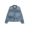 Fear Of God Denim Trucker Jacket In Blue