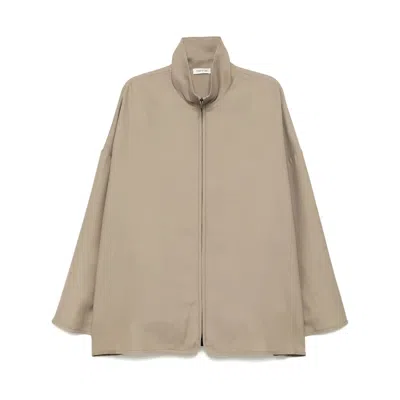 Fear Of God Virgin Wool-blend High-neck Jacket In Neutral