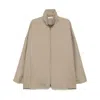 Fear Of God Dusty Beige Wool Jacket With High Collar Men