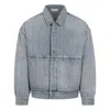 Fear Of God Denim Trucker Casual Jackets And Parka Blue In Blue
