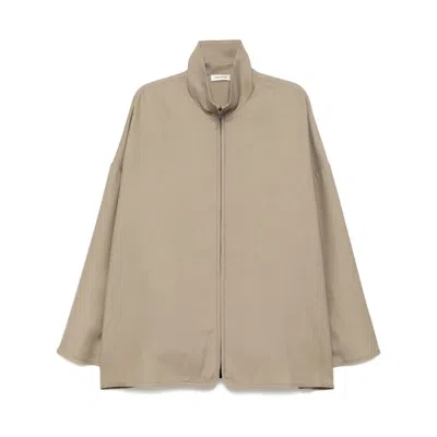 Fear Of God Virgin Wool-blend High-neck Jacket In Neutral