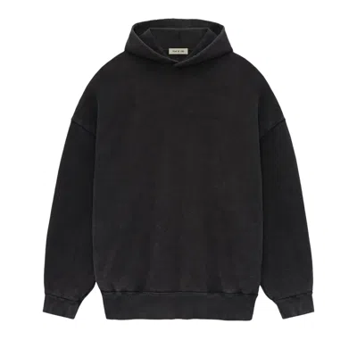 Pre-owned Fear Of God Overlapped 8 Print Hoodie 'black' | Men's Size L