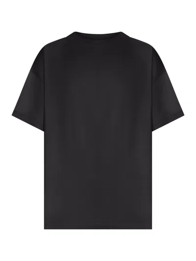 Fear Of God Oversized Crew-neck T-shirt In Cotton Blend In Black