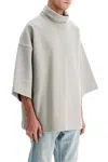 Fear Of God "oversized High-neck T In Grey