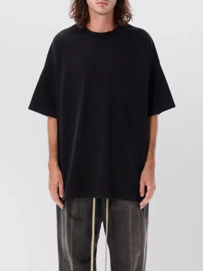 Fear Of God Drop-shoulder T-shirt In Black