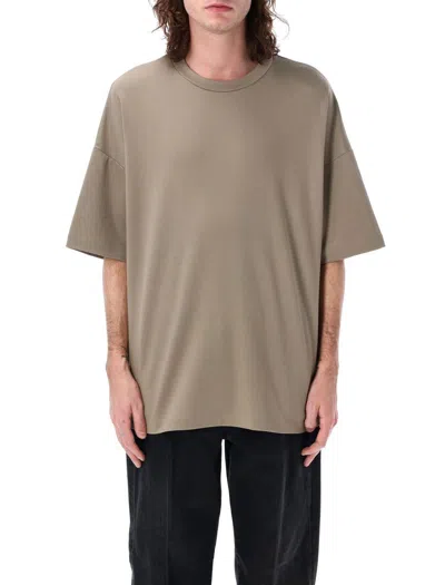 Fear Of God Oversized T-shirt In Dusty Beige
