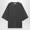 Fear Of God Oversized T-shirt In Faded Jersey In Gray