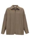 Fear Of God Collared Wool Jacket Long Sleeves Relaxed Fit In Brown