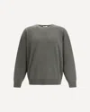 Fear Of God Men Oversized Wool Crewneck Sweater In Black