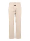Fear Of God Beige Cotton Pants In Beige