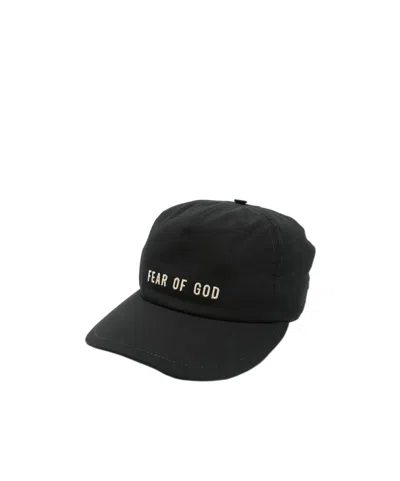 Fear Of God Patterned Hat In Black