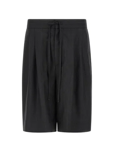 Fear Of God Bermuda Shorts Pinstripe Pattern Back Pockets In Black