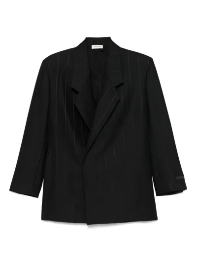 Fear Of God Pinstriped Blazer In Black
