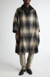 Fear Of God Plaid Leather Collar Poncho Pullover