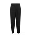 Fear Of God Single Pleat Eternal Trousers In Black