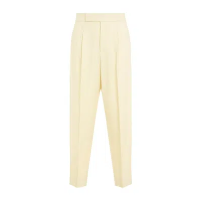 Fear Of God Pleated Tapered Leg Pants In Yellow