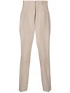 Fear Of God Pleated Tapered-leg Trousers In Neutrals