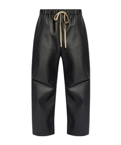Fear Of God Pleated Wide-leg Trousers In Black