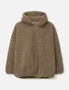 Fear Of God Tan Polar Fleece Hoodie In Brown