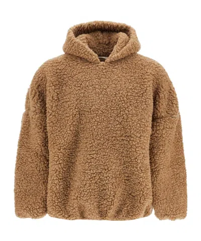 Fear Of God Polar Fleece Sweatshirt In Brown
