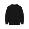 Fear Of God Black Dropped Shoulder Sweater In Black