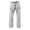 Fear Of God Printed Jiu Jitsu Pants In Ghost Camo Cotton Denim In Gray