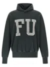 Fear Of God Qualified Printed Cotton-jersey Hoodie In Green